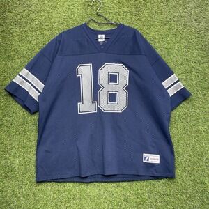 Vintage Logo 7 Bernie Kosar Dallas Cowboys Jersey Mens 2XL Made in USA #18